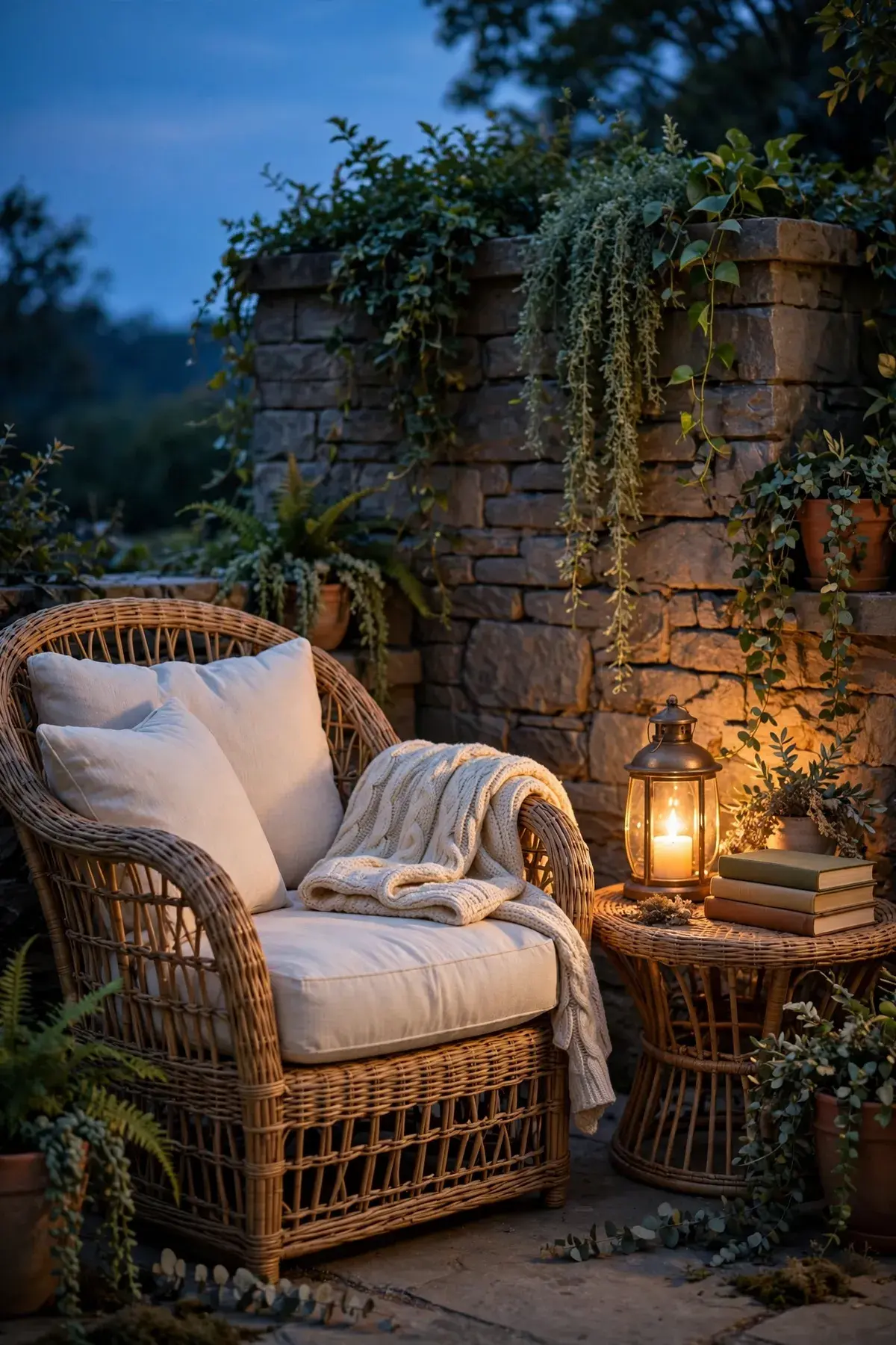 patio decor ideas: 5. Carve Out a Twilight Reading Nook