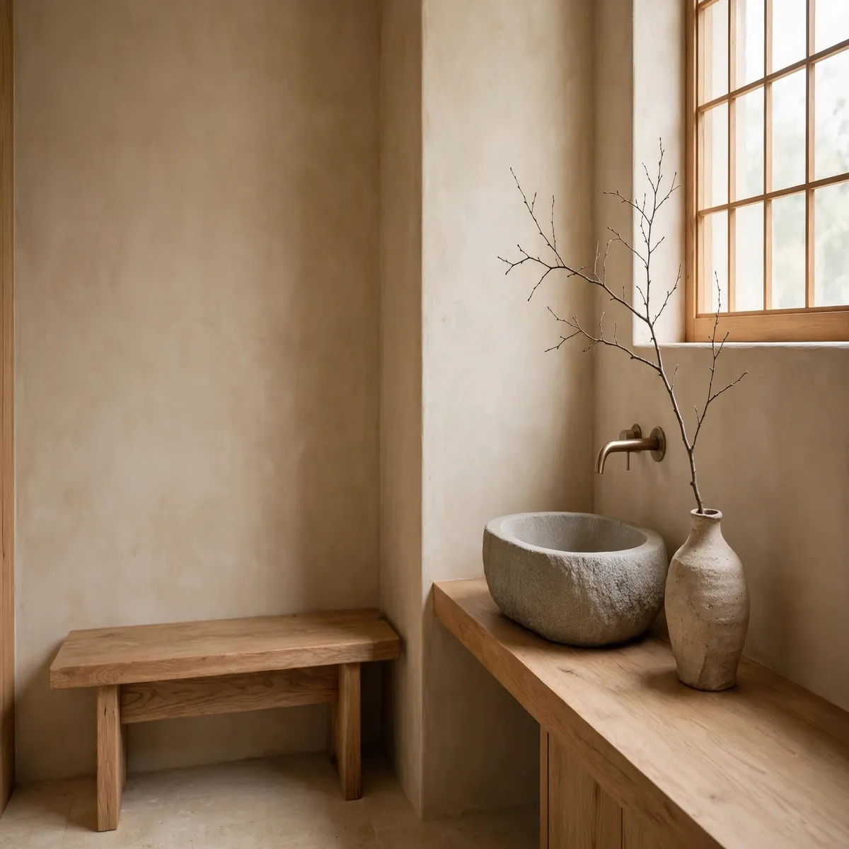25 Bathroom Spa Ideas That Turn an Ordinary Bathroom Into a Real Retreat bathroom spa ideas: Pull It Together: How These Bathroom Spa Ideas Fit One Calm Corner