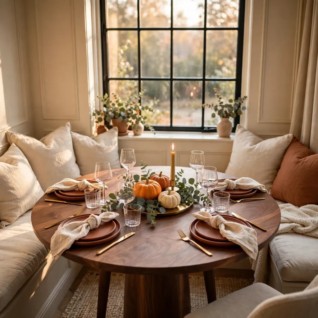 thanksgiving table decor ideas: Thanksgiving Table Decor Ideas for Small Spaces