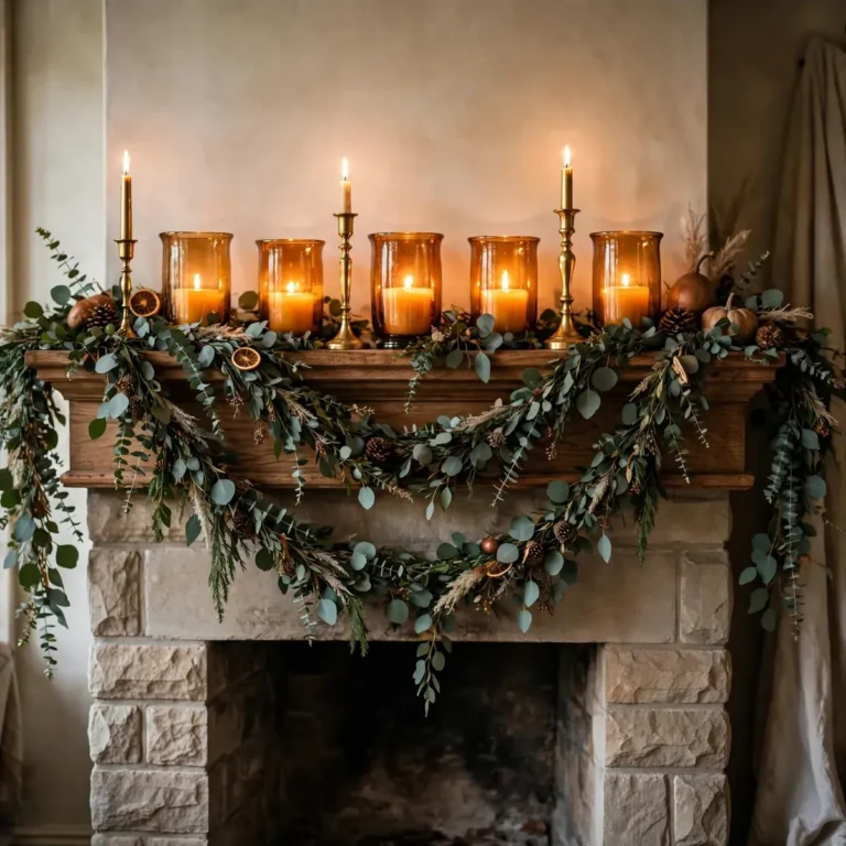 25 Thanksgiving Mantel Decor Ideas That Steal the Show 25 Thanksgiving Mantel Decor Ideas That Steal the Show