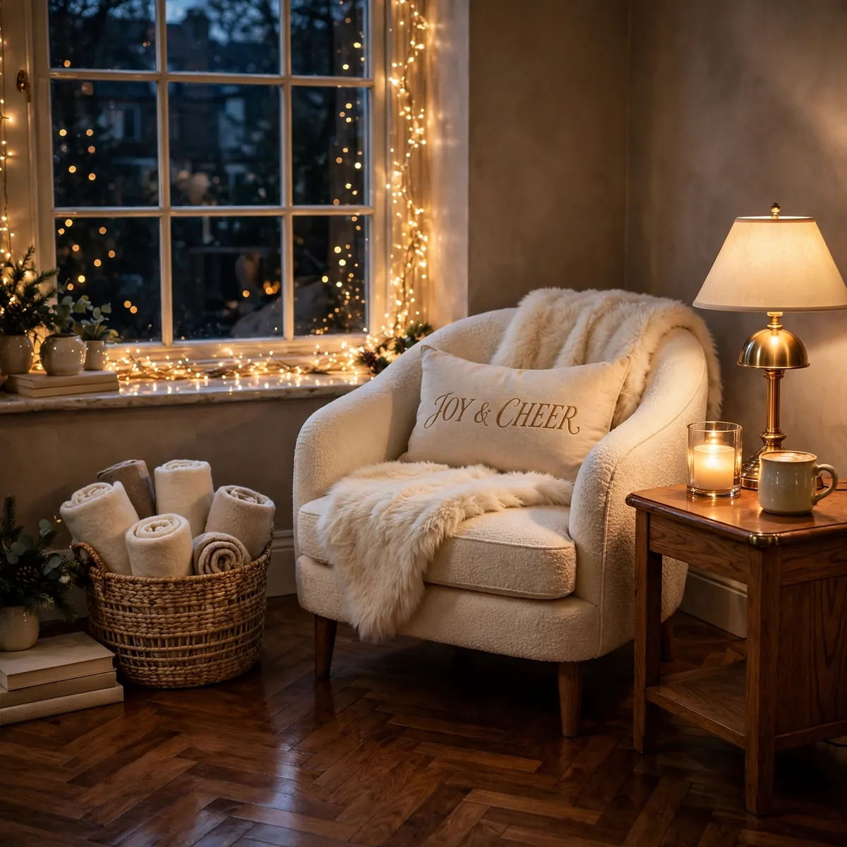 25 Christmas Living Room Decor Ideas for a Magical Holiday Home christmas living room decor ideas: Create a Holiday Reading Nook