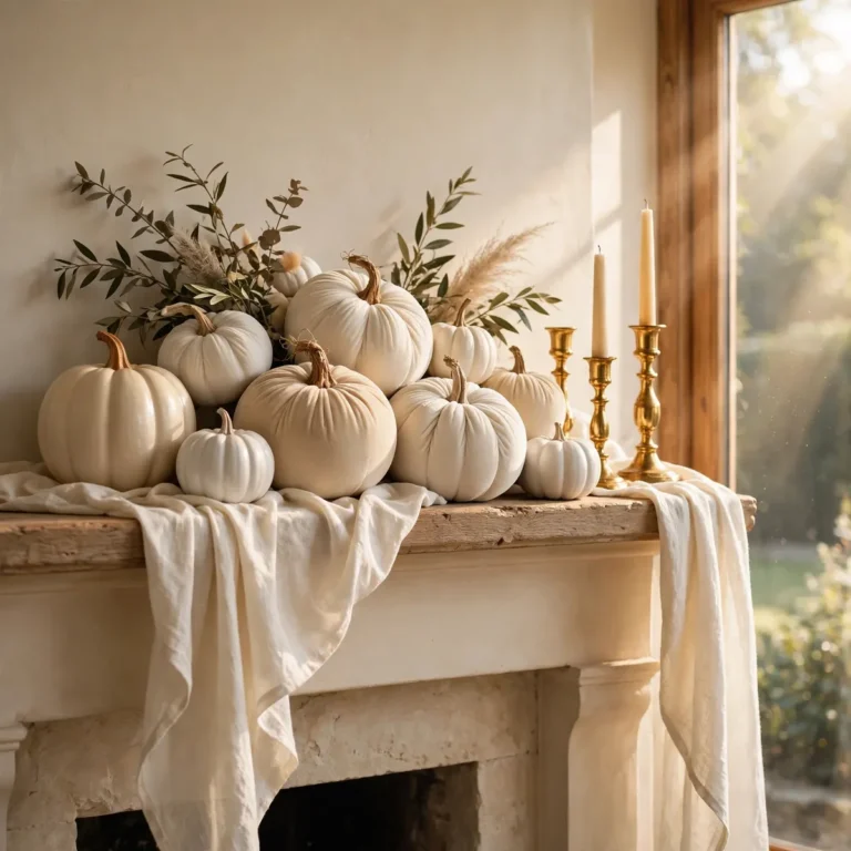 25 Gorgeous White Pumpkin Decor Ideas for a Chic Fall Home 25 Gorgeous White Pumpkin Decor Ideas for a Chic Fall Home