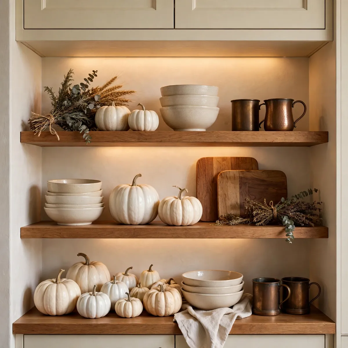 white pumpkin decor ideas: Marble Tray Spa-Style Bathroom Accent
