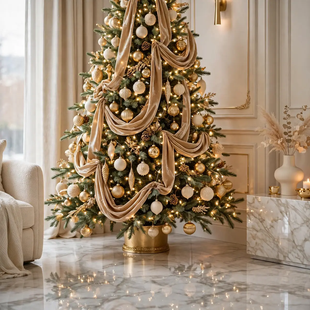 christmas tree decor ideas: Start with a Palette: The Christmas Tree Decor Ideas Golden Rule